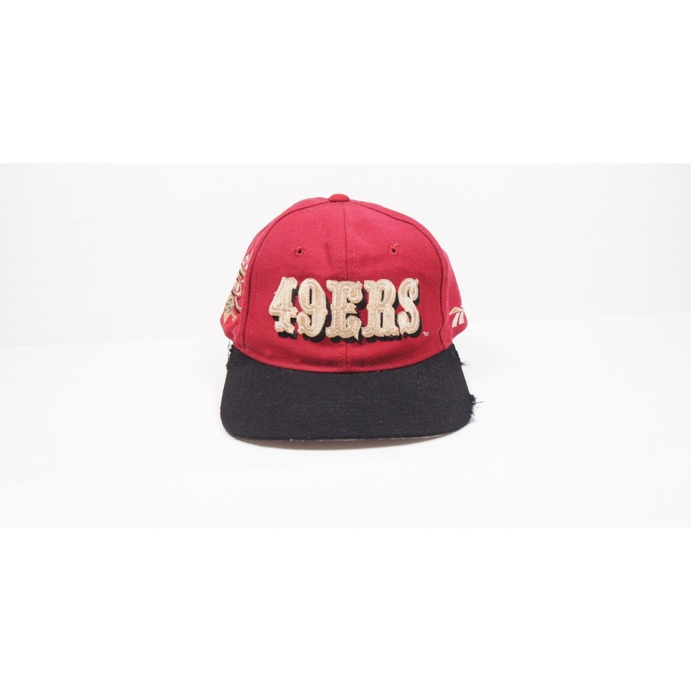 Vintage San Francisco 49ers Hat Adult Red Snap Back Reebok Pro Line FLAWS***